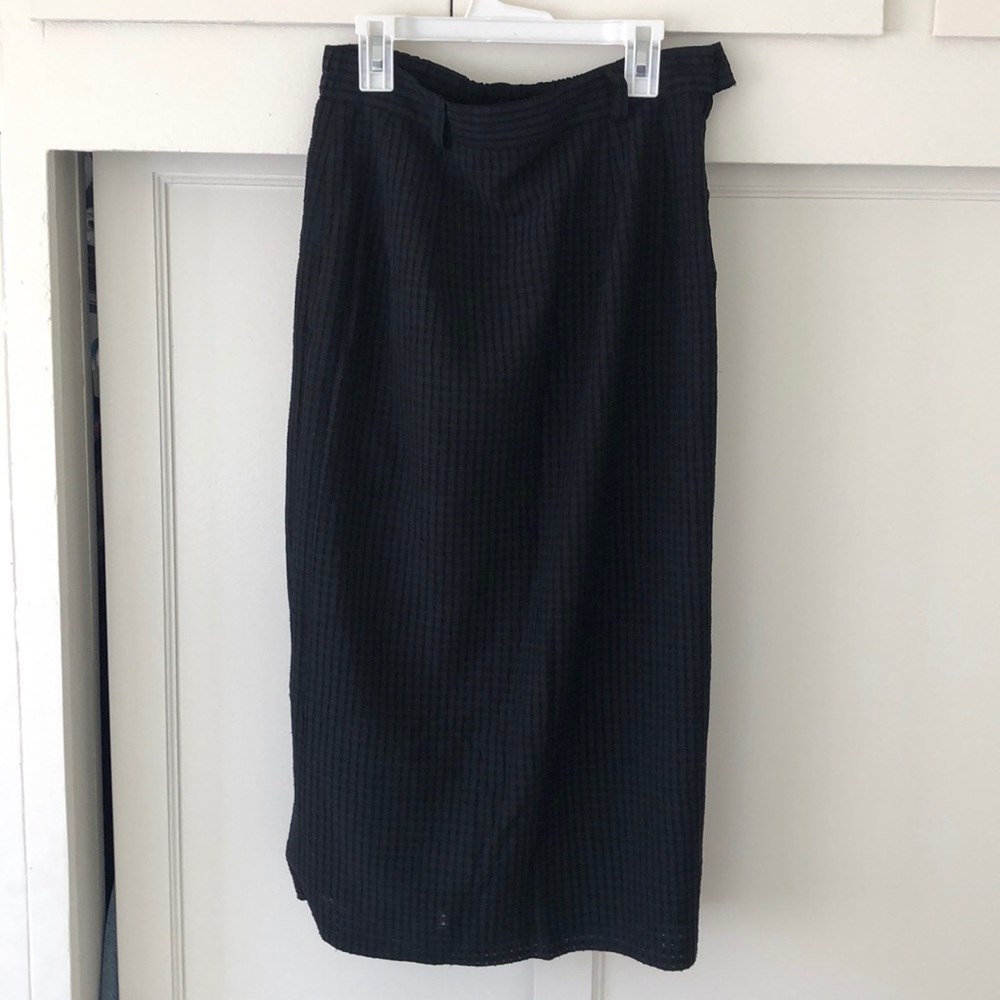 Vintage black mid length skirt